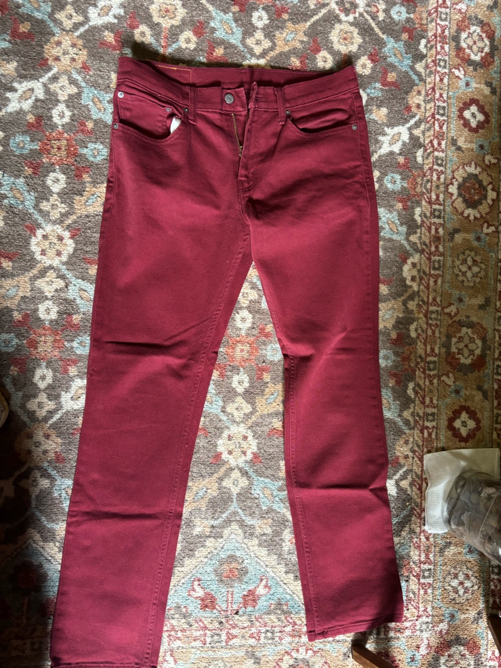 Levi’s Men’s red Burgundy Jeans dress pants